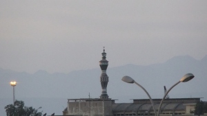 Minaret de la mosquée du port de Djibouti (sous licence CC BY-NC-SA)